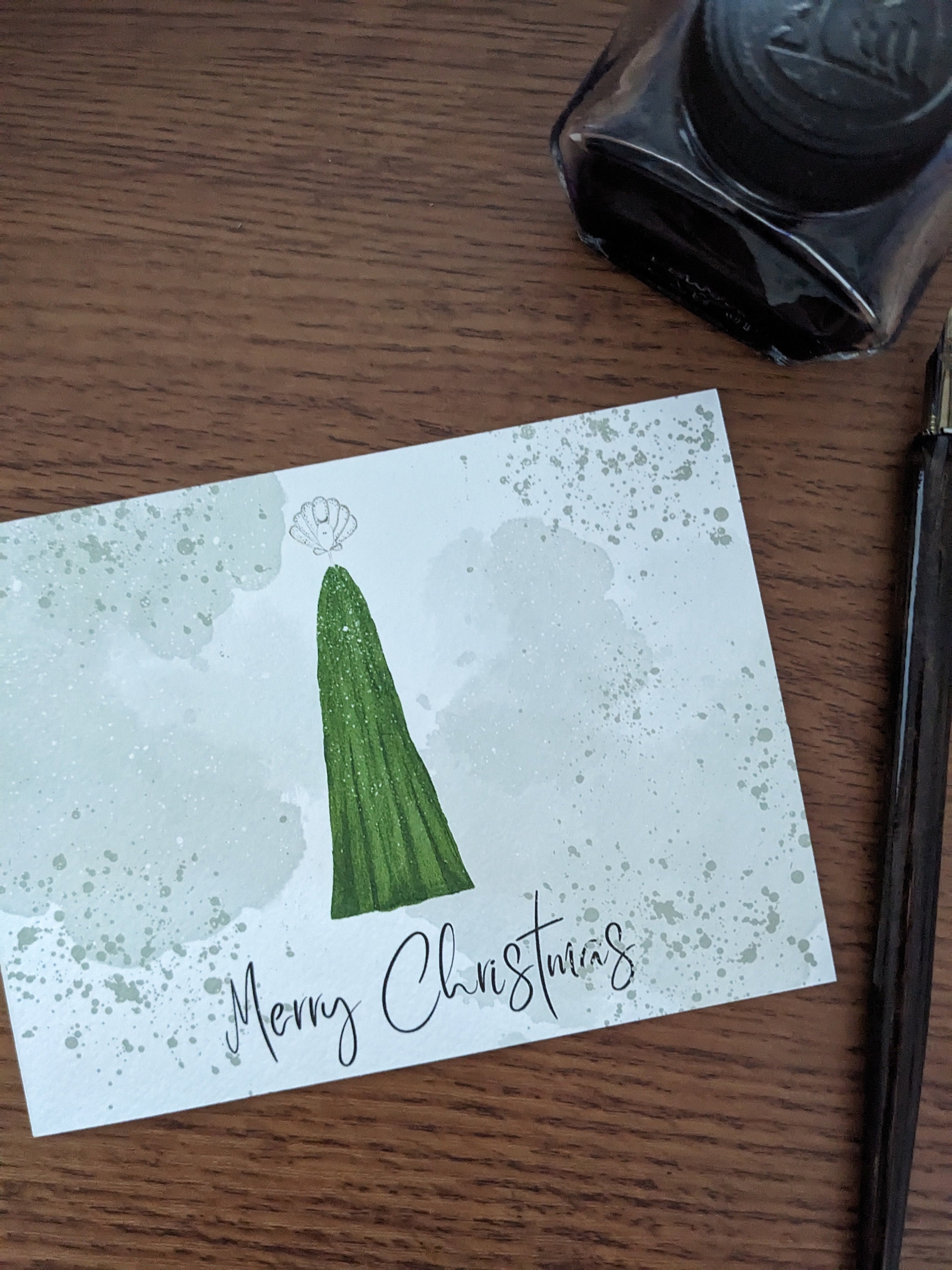 Printable Christmas Postcard Spread Holiday Cheer Courage - Etsy