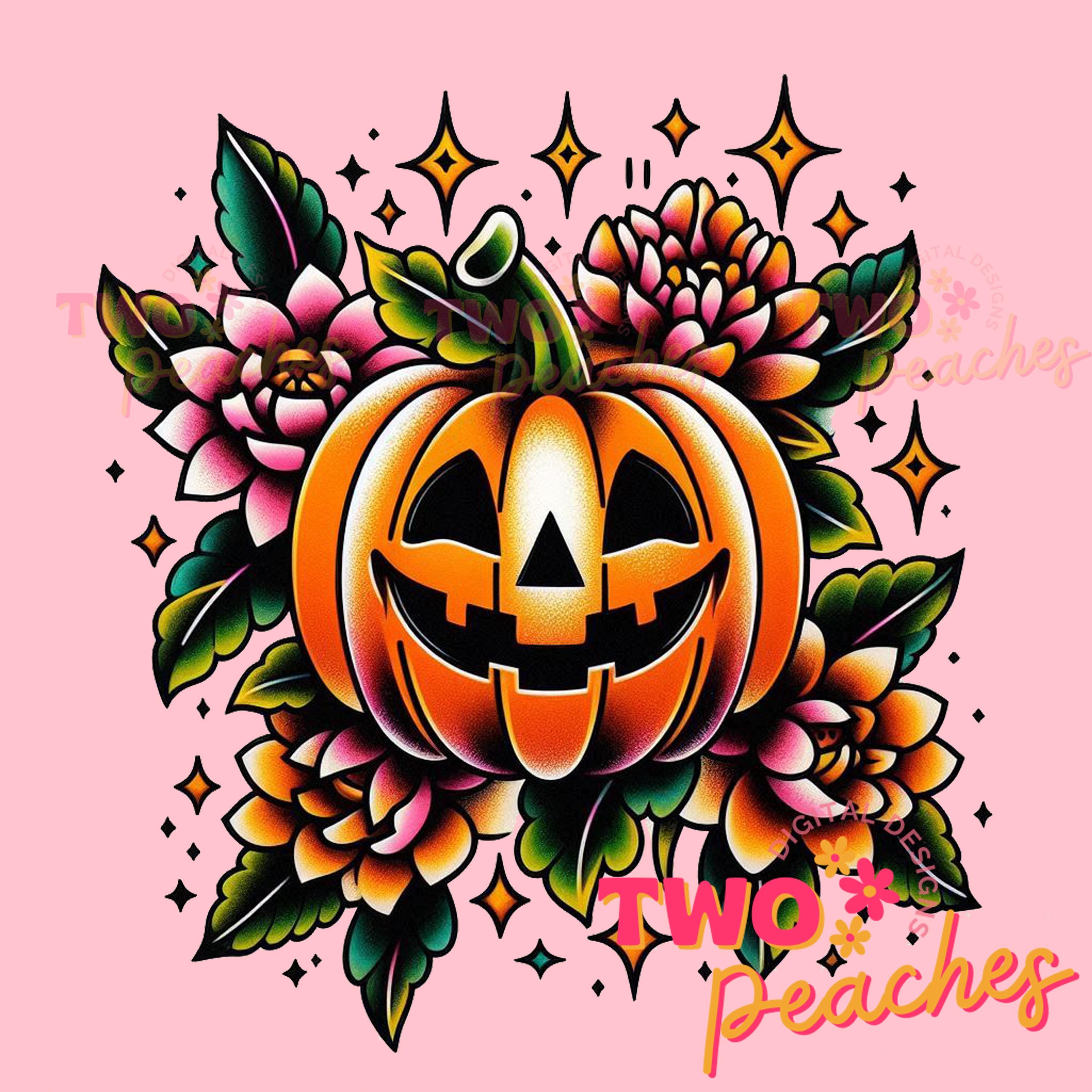 Stylish Jack O'Lantern Tattoo Ideas