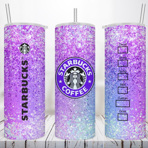 Starbucks Tumbler Template Sublimation Designs Download 20 Oz Etsy