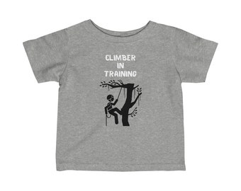 Climber in Training camisa infantil / arborist logger regalo bebé