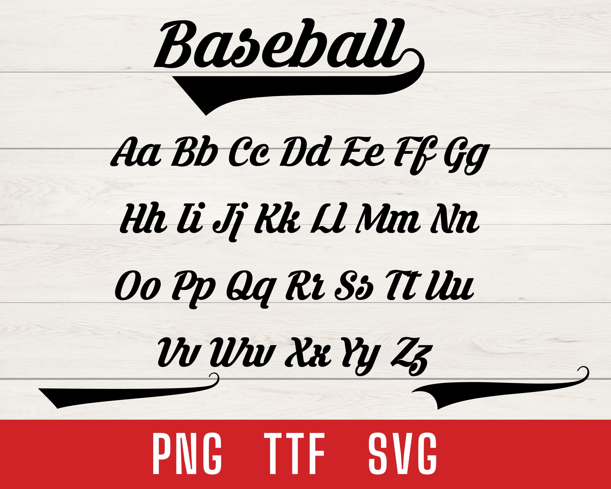 Baseball Font Svg Bundle Baseball Font With Stitches Baseball Etsy México