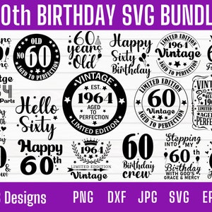 60er und fabelhaftes Design, 60. Geburtstag Shirt, 60. Geburtstag Png, 60. Geburtstag Shirt, 60