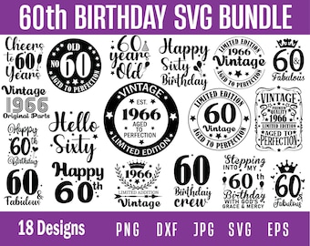 60er und fabelhaftes Design, 60. Geburtstag Shirt, 60. Geburtstag Png, 60. Geburtstag Shirt, 60