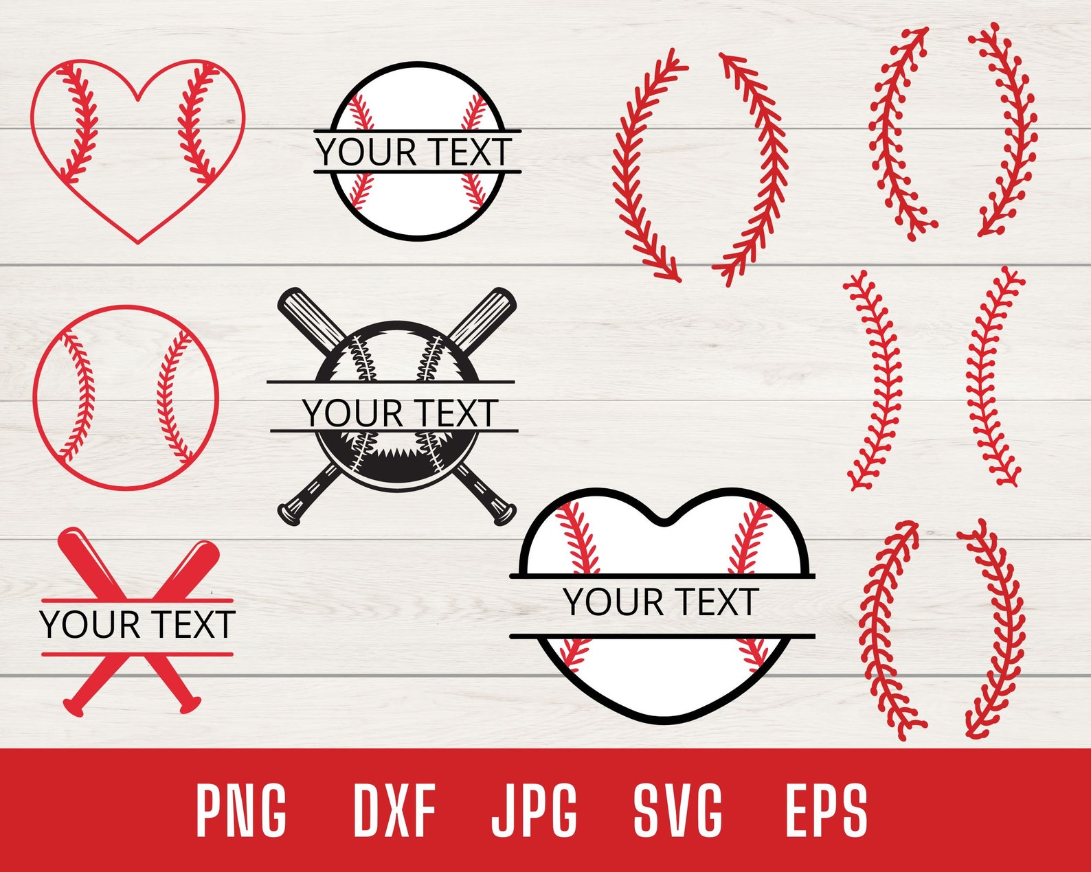 Baseball Font Svg Bundle Baseball Font With Stitches Baseball Etsy
