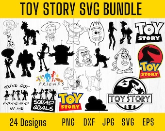 24 Toy Story Svg, Toy Story Svg Bundle With Fonts, Toy Story Png, Toy Story Birthday, Toy Story Shirt, Toy Story Banner, Toy Story Clipart