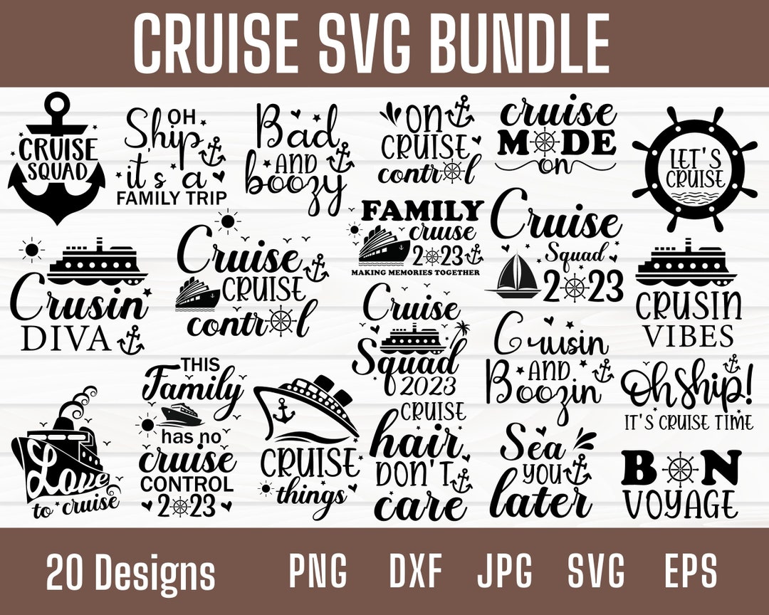 Cruise Ship Svg, Cruise Svg Bundle, Family Cruise Svg, Cruise Squad Svg ...