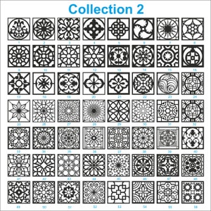 Privacy Panel, Decorative Panel, Privacy Screen, Yard Art, Metal Panel, Square, 2.0