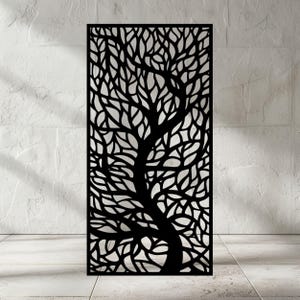 Privacy Panel, Decorative Panel, Privacy Screen, Yard Art, Tree Panel ...