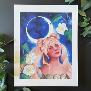 Serenity | art print, Sailor Moon, Princess Serenity, anime, manga