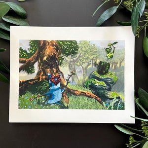 You found me | korok art print, zelda, Tears of the Kingdom, Breath of the Wild, cozy gamer art