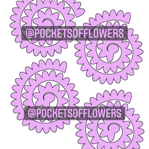 Flower JPEG/SVG Project on Cricut Design Space