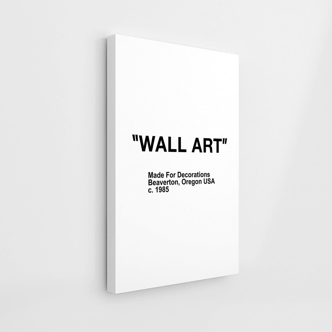 Wall Art Hype Quote Hypebeast Canvas Hype Art Hypebeast Etsy