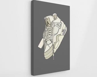Air Jordan 4 Sail - Etsy