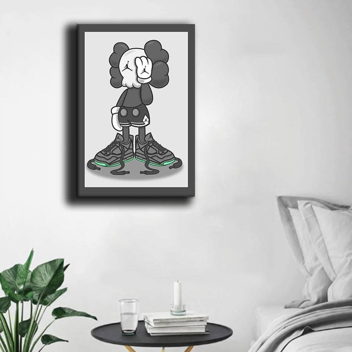 Hypebeast Wall Decor AJ4 Canvas High Quality Hype Canvas Etsy