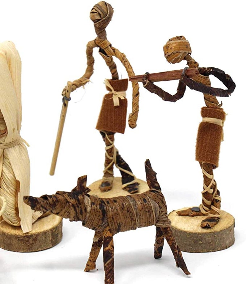 Banana Fiber Nativity Set Etsy