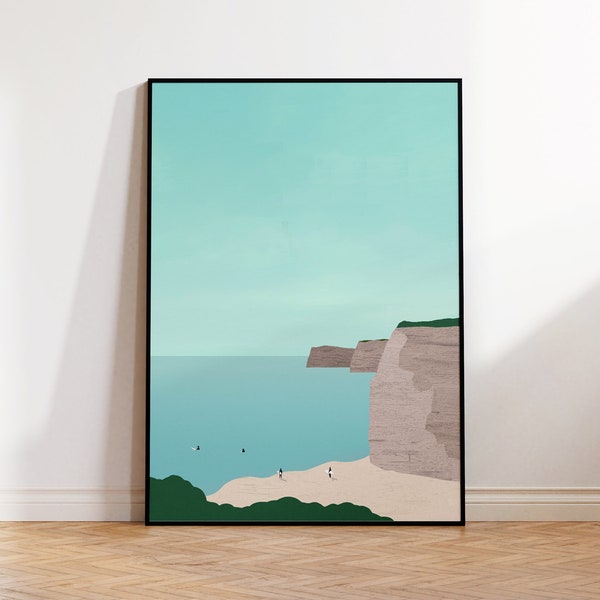 Portugal Poster, Algarve Print , Surf Poster