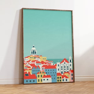 Lisbon Poster, lisbon print, Portugal Poster Print, Travel Poster, Lisbon souvenir