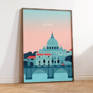 Rome Poster, Italy Poster, Rome travel print