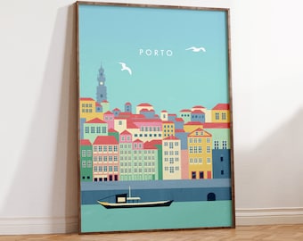 Porto Poster, Portugal Poster, Porto City Print