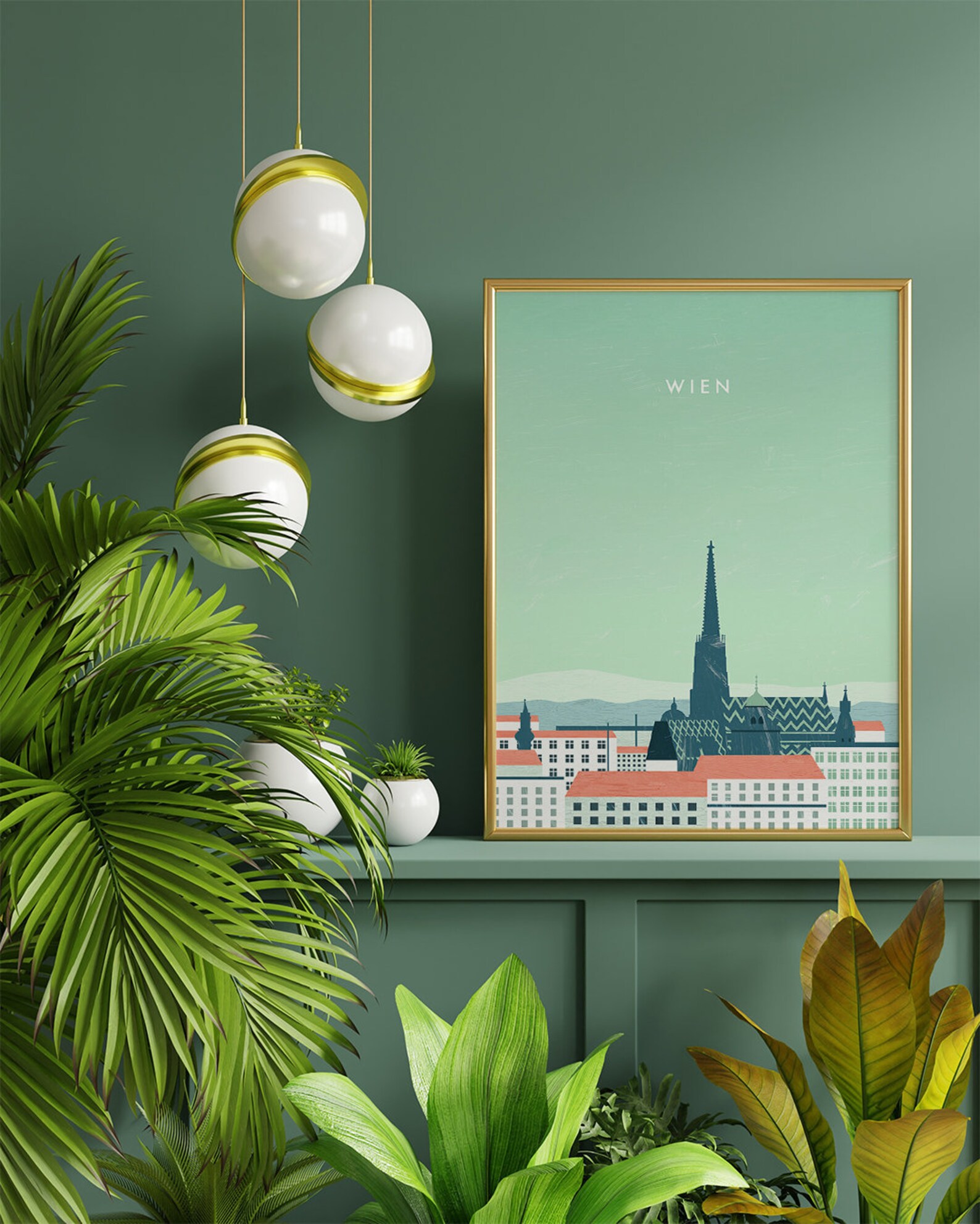 Nachhaltiges Wien Poster / Wien Print / Wien Städte Poster Etsy