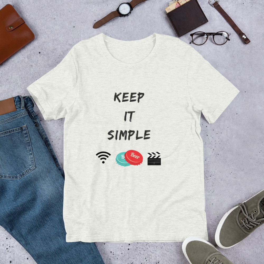 Keep It Simple T-shirt Keep Calm KISS 