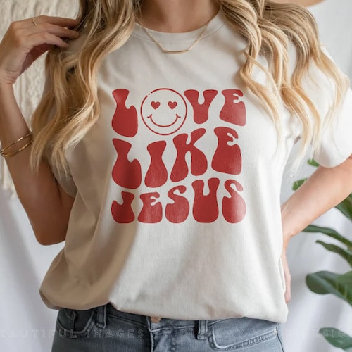 Love Like Jesus SVG Cut File Download - Etsy