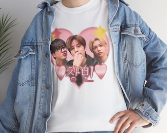CHANGBIN Stray Kids YongbokRacha Log | Altered Design | Stray Kids STAY Unisex Heavy Cotton Tee