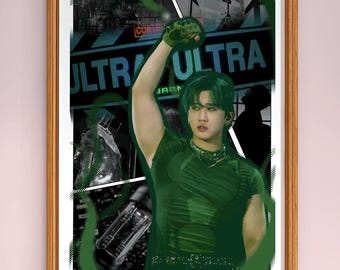 Stray Kids Digital Download | Changbin ULTRA | Wall decoration | Music poster