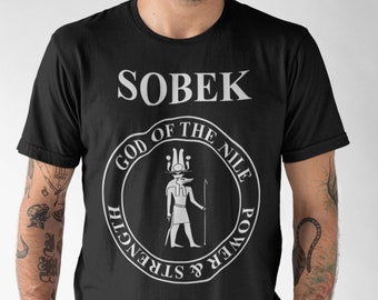 Sobek-T-shirt voor God uit het oude Egypte