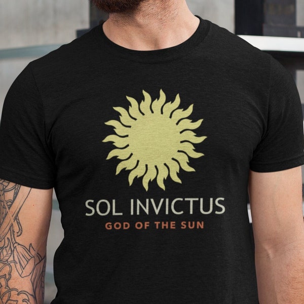 Sol Invictus - God of the Sun - Ancient Roman God Sun T-Shirt