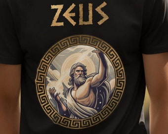 Zeus Greek God - Ruler of Olympus - King of the Greek Gods T-shirt