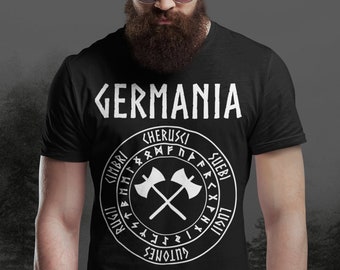 Germania Ancient Tribes of Germany Runes T-Shirt