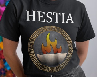 Hestia Greek Goddess of Hearth and Home - Ancient Greek Goddess T-shirt