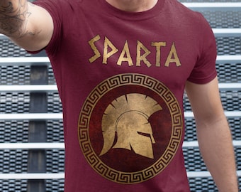 Sparta - Corinthian Helmet Symbol - Lacedaemonian Spartans T-shirt