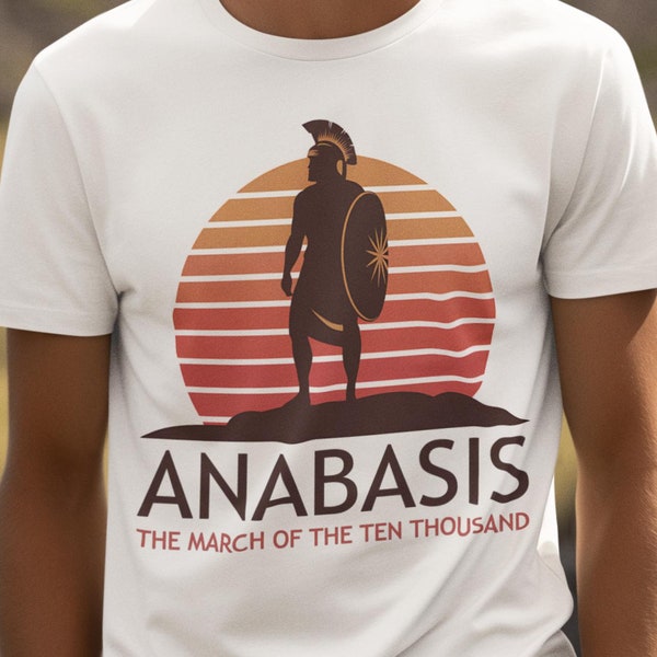 Xenophon Anabasis - The March of the Ten Thousand - Ancient Greek History T-shirt