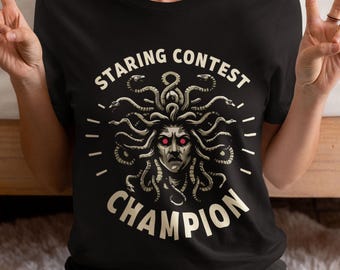 Staring Contest Champion Medusa T-Shirt