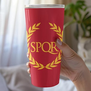 Ancient Rome SPQR Tumbler 20oz
