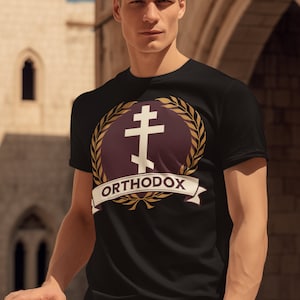 Orthodox Cross - Eastern Orthodoxy Symbol - Orthodox T-shirt