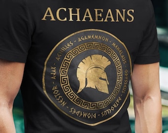 T-shirt Achéens, Héros grecs de la guerre de Troie