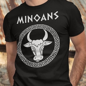 Minoans - Bronze Age Greece and Crete - Ancient Minoan Bull Symbol T-shirt