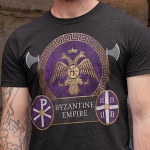 Byzantine Empire - Constantinople Imperial Byzantine Eagle - Late Roman and Byzantine Army T-Shirt