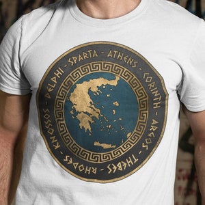 Altgriechische Stadtstaaten - Polis von Griechenland - Antique Hellas T-Shirt