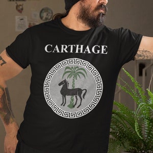 Carthage Ancient Symbol of Qart-Hadasht Shield T-shirt