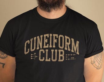 Cuneiform Club - Ancient Sumer and Mesopotamia - Funny Ancient History T-Shirt