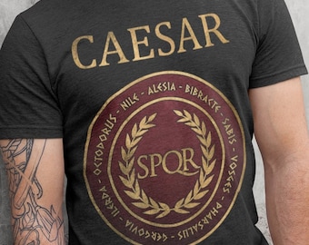 Julius Caesar Famous Battles - Ancient Warfare - Ancient Rome T-shirt