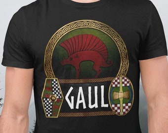 Gaul Ancient Gaelic Boar - Celtic Warrior Shields - Gaelic Heritage T-shirt