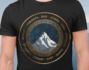 Greek Gods Ancient Greece Pantheon Gods and Goddesses of Olympus T-Shirt