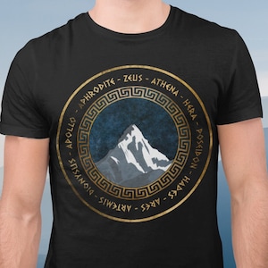 Greek Gods Ancient Greece Pantheon Gods and Goddesses of Olympus T-Shirt