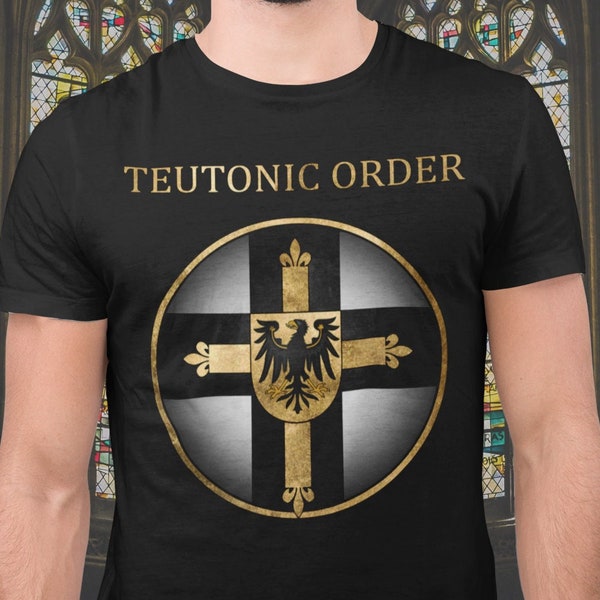 Teutonic Order Symbol - Teutonic Cross Heraldry - Medieval History - Teutonic Knights T-shirt