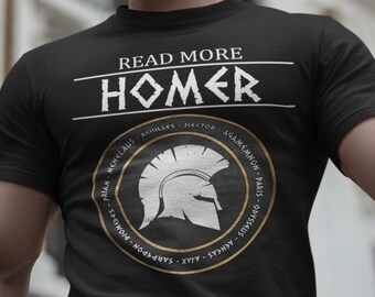 Homer - Helden van de Trojaanse oorlog - T-shirt The Iliad and The Odyssey